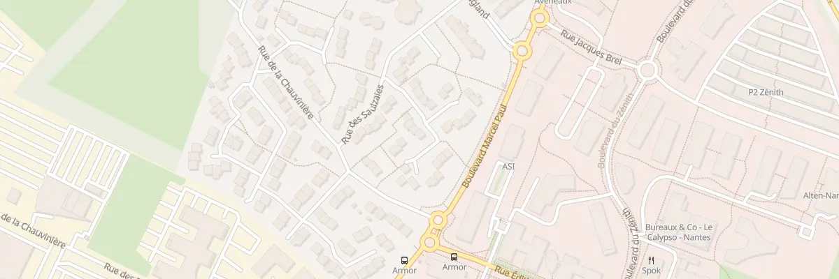 Plan du 10 Rue Docteur Jean Rostand à Saint-Herblain