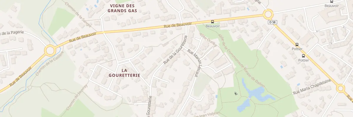 Plan du 14 Rue de la Gouretterie à Bouguenais