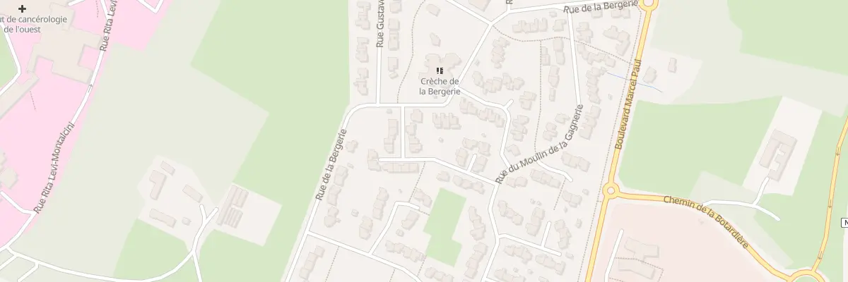 Plan du 15 Rue Docteur Xavier Bichat à Saint-Herblain