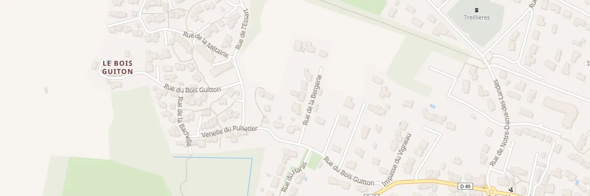 Plan du 3 Rue de la bergerie à Treillières
