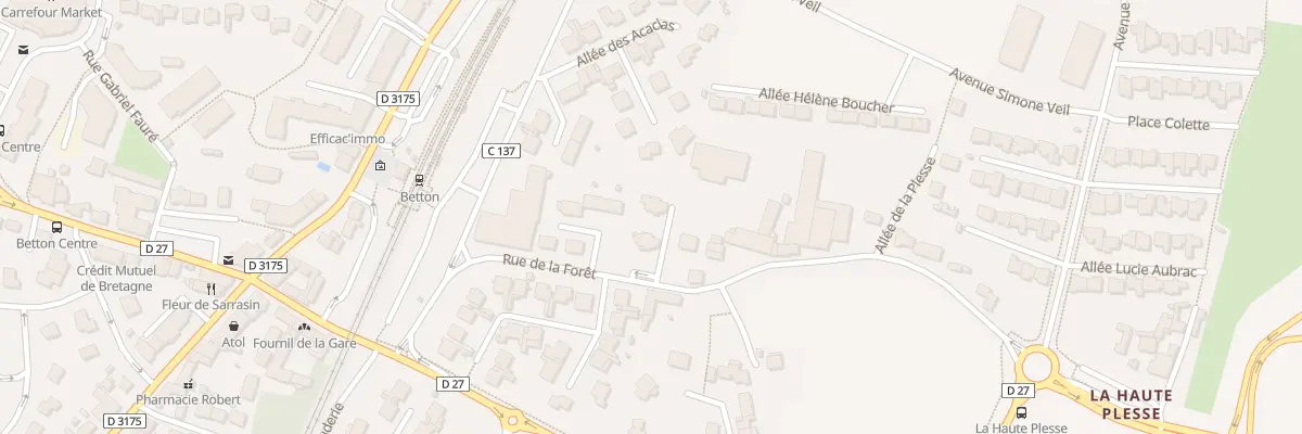 Plan du 19B Rue de la Forêt à Betton