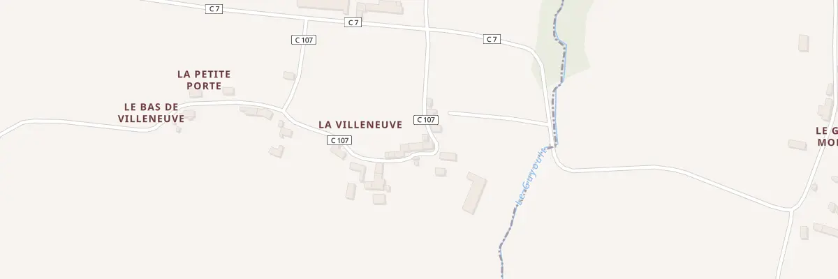Plan du 5022 Villeneuve à Broualan