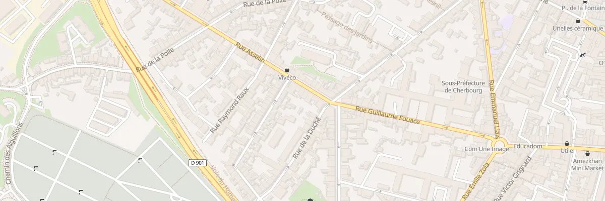 Plan du 7 Rue Asselin à Cherbourg-en-Cotentin