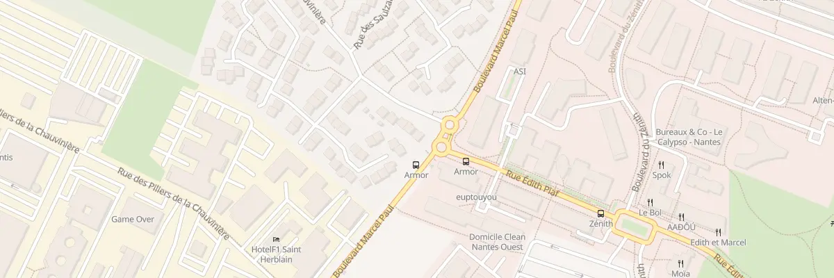 Plan du 2 Rue de la Chauvinière à Saint-Herblain