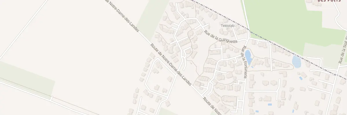 Plan du 3 Rue de la guinguette à Treillières