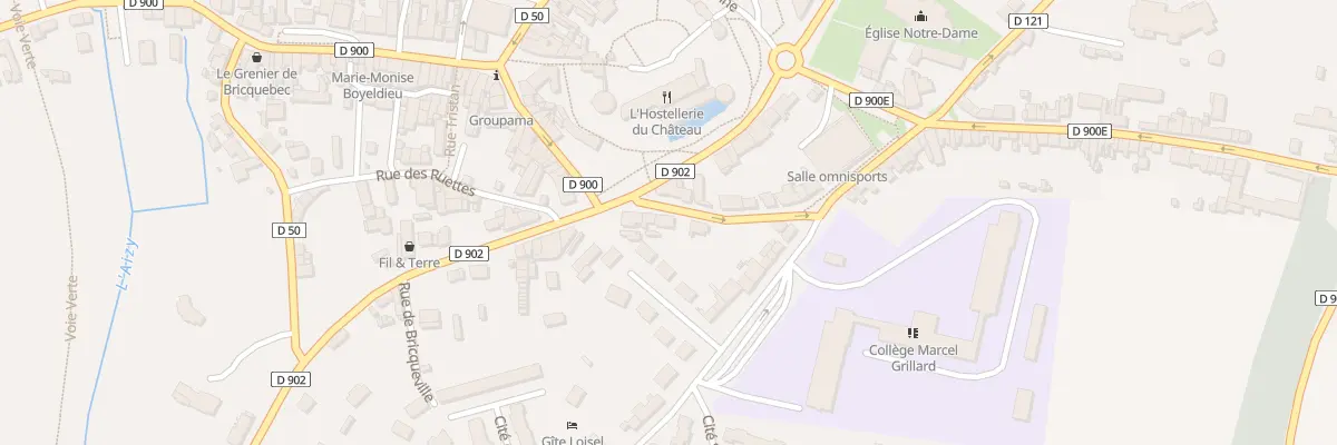 Plan du 6 Rue Docteur Mabire à Bricquebec-en-Cotentin