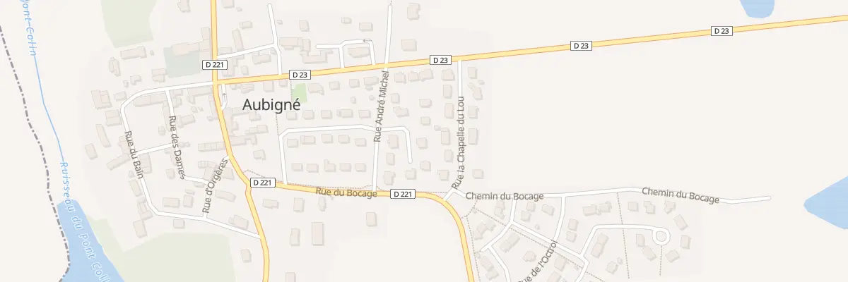 Plan du 3 Imp du Clos d’Aubigné à Aubigné