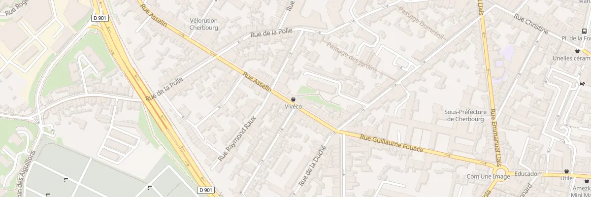 Plan du 18 Rue Asselin à Cherbourg-en-Cotentin