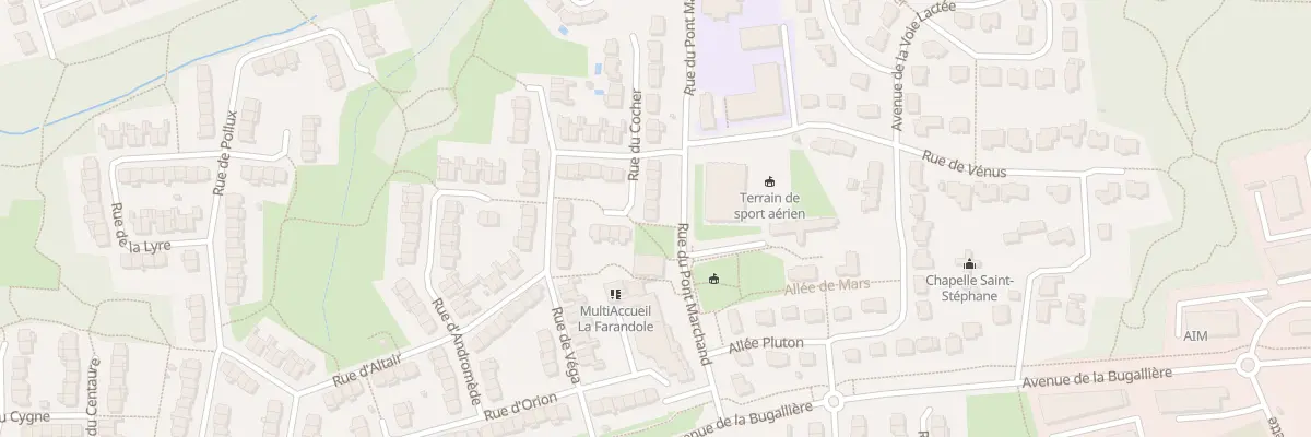 Plan du 2 Rue du Cocher à Orvault