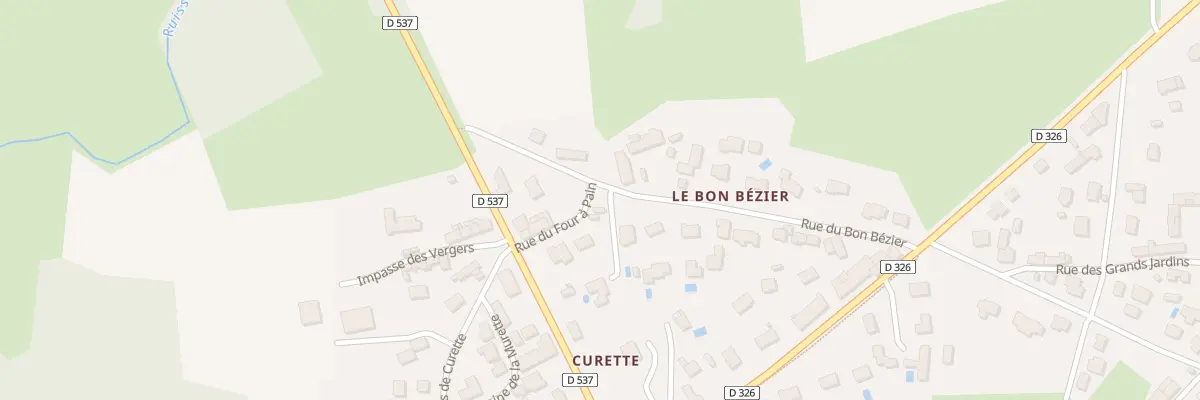 Plan du 17 Rue du bon bezier à Grandchamp-des-Fontaines