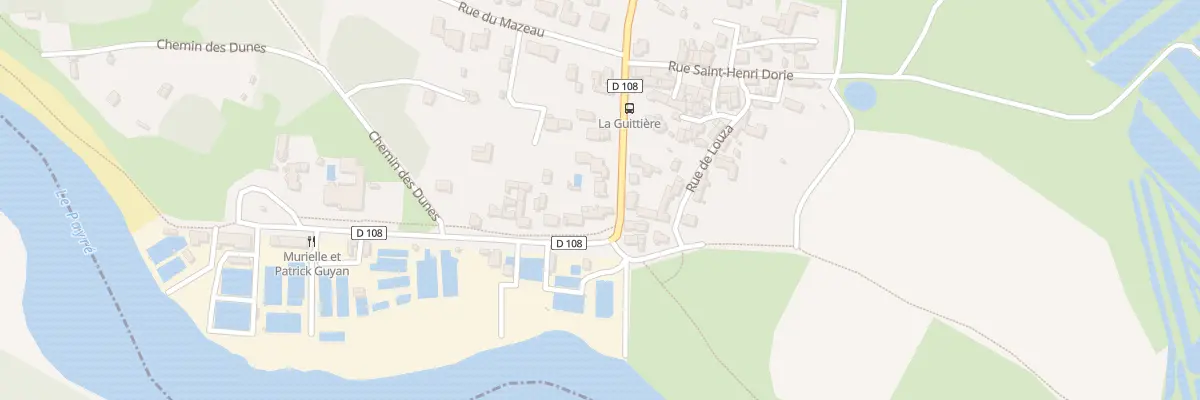 Plan du 3840 Rue du port de la guittière à Talmont-Saint-Hilaire