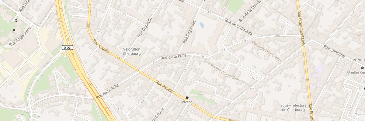 Plan du 45 Rue de la Polle à Cherbourg-en-Cotentin