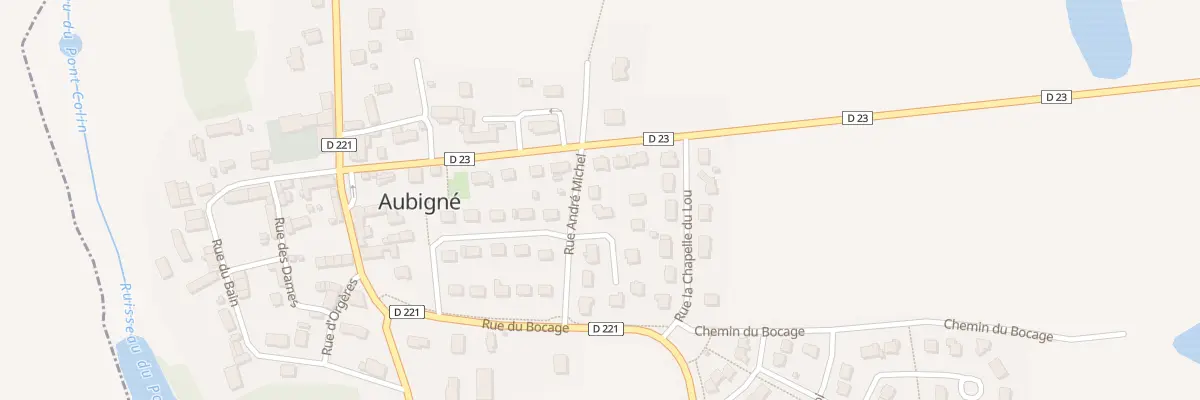 Plan du 3 Rue André Michel à Aubigné