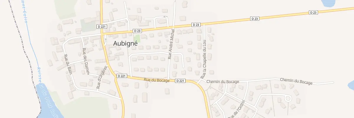Plan du 5 Rue André Michel à Aubigné