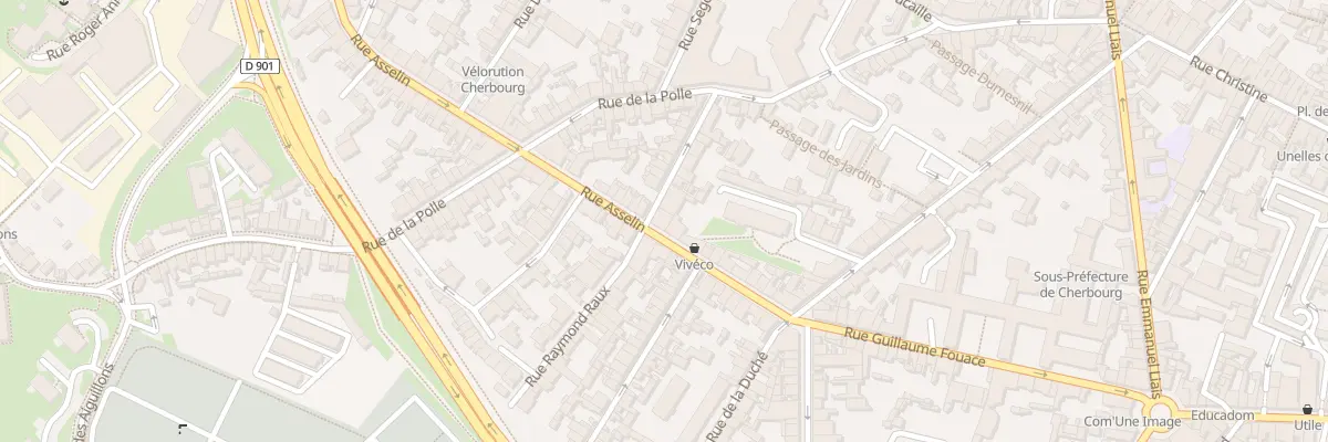 Plan du 24 Rue Asselin à Cherbourg-en-Cotentin
