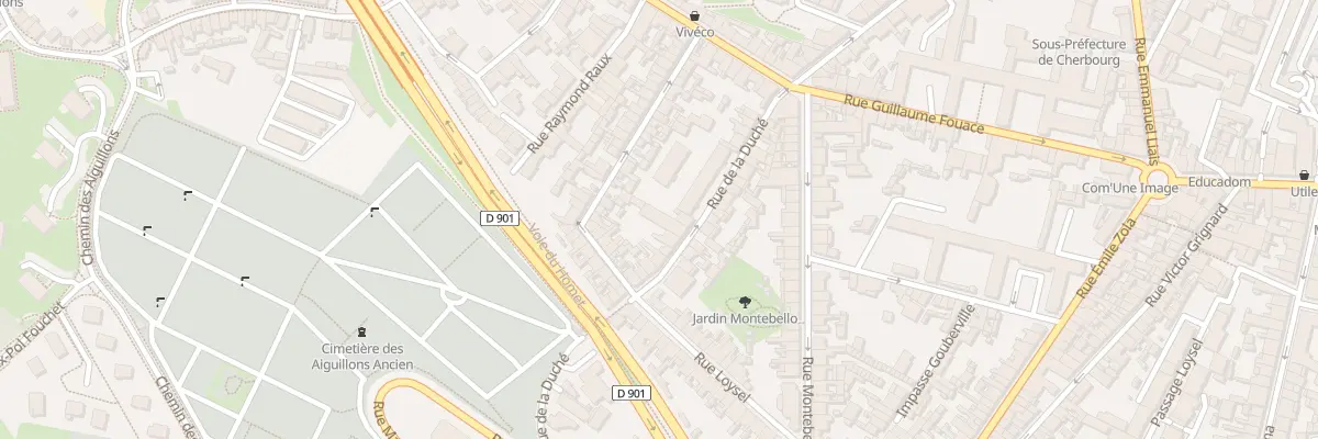 Plan du 84 Rue de la Duché à Cherbourg-en-Cotentin