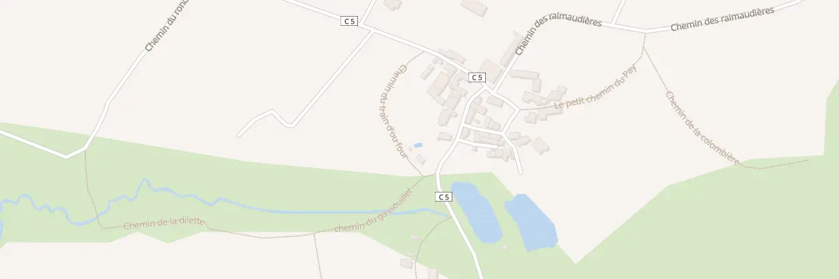 Plan du 5 Rue des Roses trémières à Beaulieu-sous-la-Roche