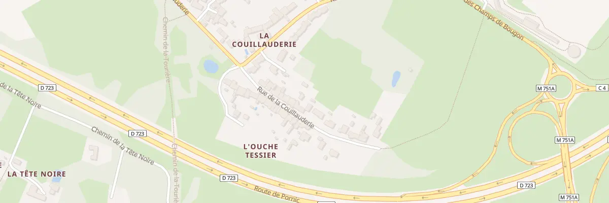 Plan du 52T Rue de la Couillauderie à Bouguenais