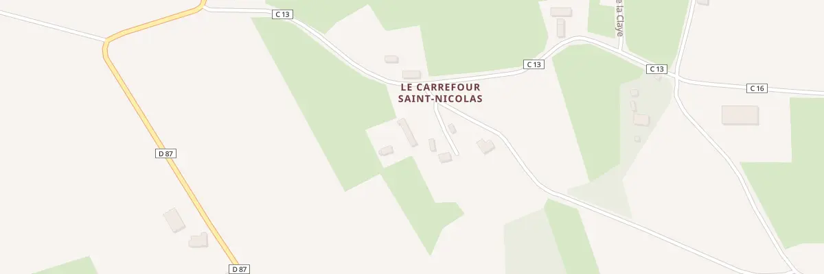 Plan du 5106 La Claye à La Boussac