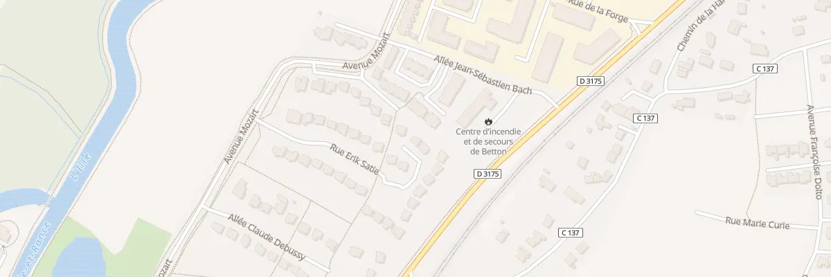 Plan du 23 Rue Erik Satie à Betton
