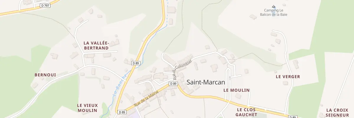 Plan du 5103 Le Bourg à Saint-Marcan