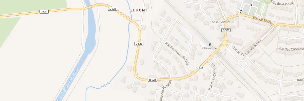 Plan du 3 Rue du Champ Michel à Chevaigné