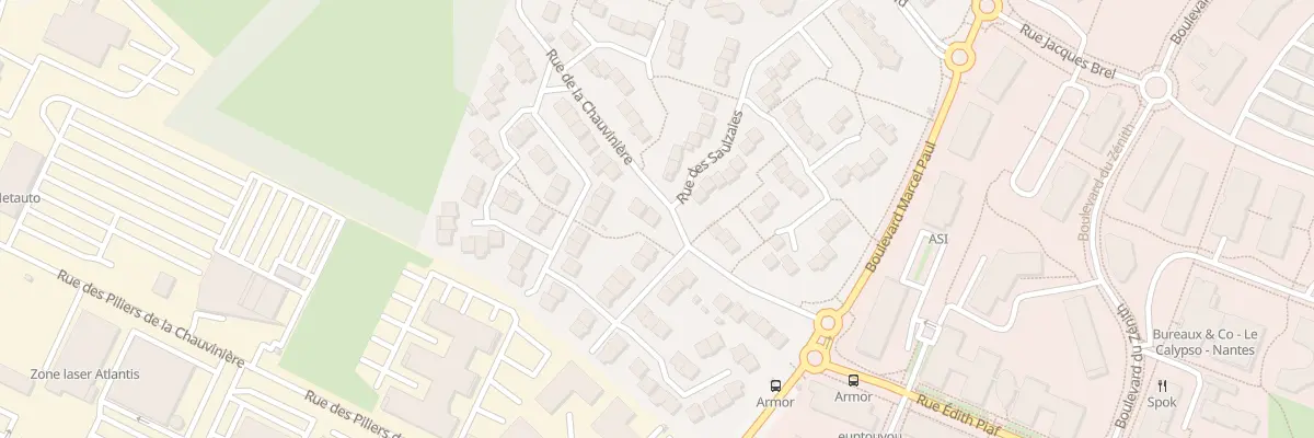Plan du 14 Rue de la Chauvinière à Saint-Herblain