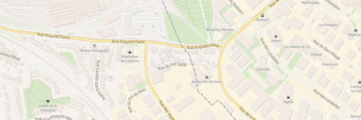 Plan du 15 Rue du Pré Garel à Rennes