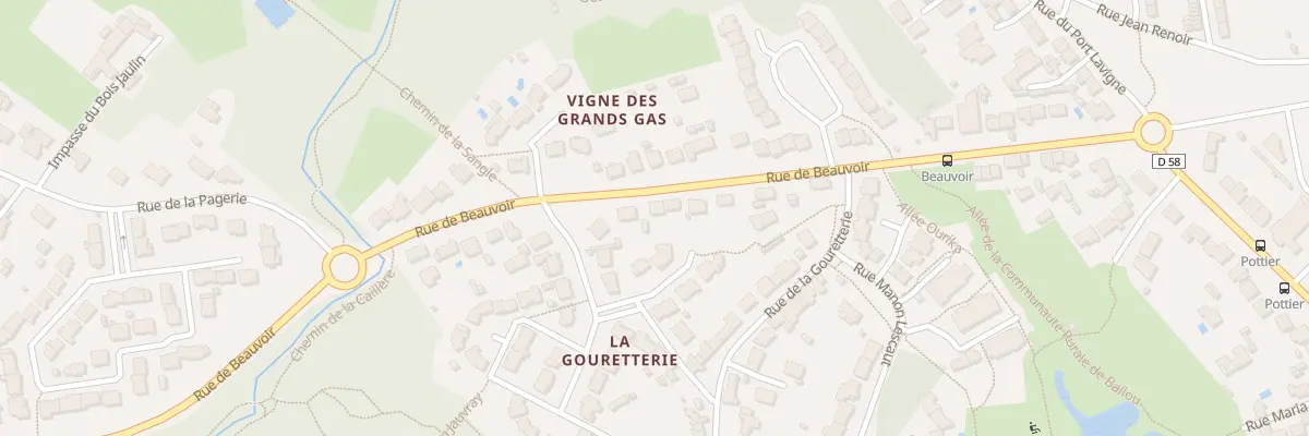 Plan du 40 Rue de Beauvoir à Bouguenais