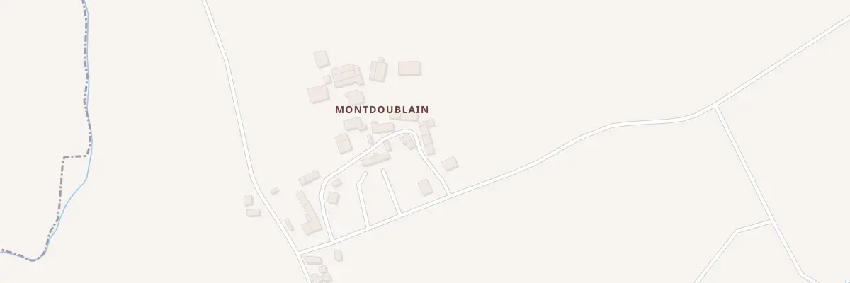 Plan du 4 Montdoublain à Marcillé-Raoul