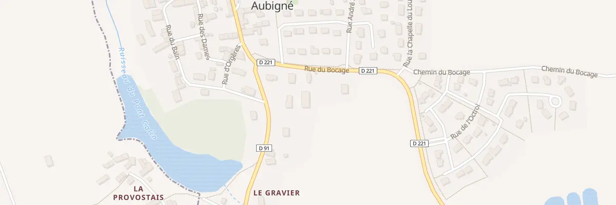 Plan du 6 Rue du Bocage à Aubigné