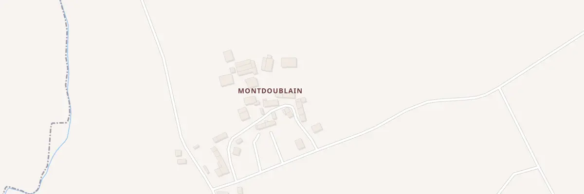 Plan du 5333 Montdoublain à Marcillé-Raoul