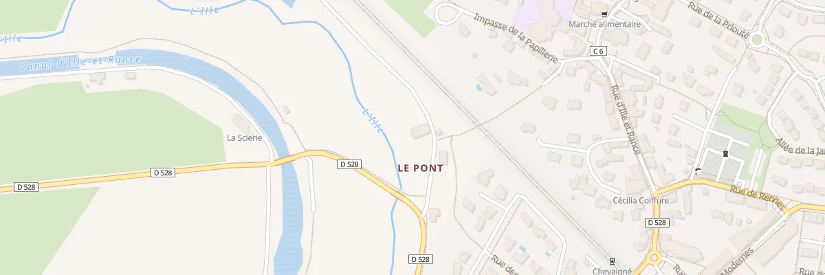 Plan du 1 Le Pont à Chevaigné