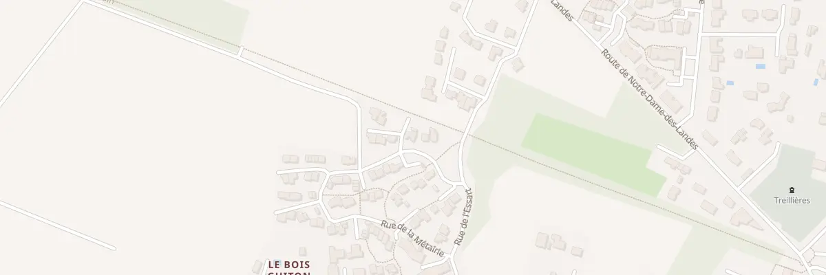 Plan du 5 Ven de la Verderie à Treillières