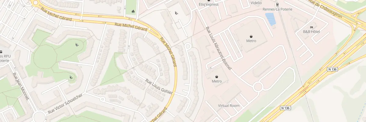 Plan du 5 Sq Anne-Marie Tanguy à Rennes