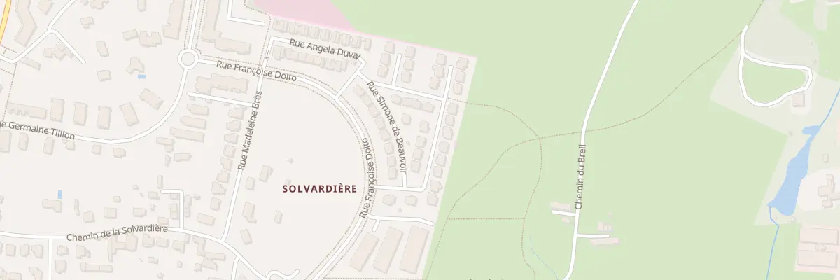 Plan du 3 Rue Simone de Beauvoir à Saint-Herblain