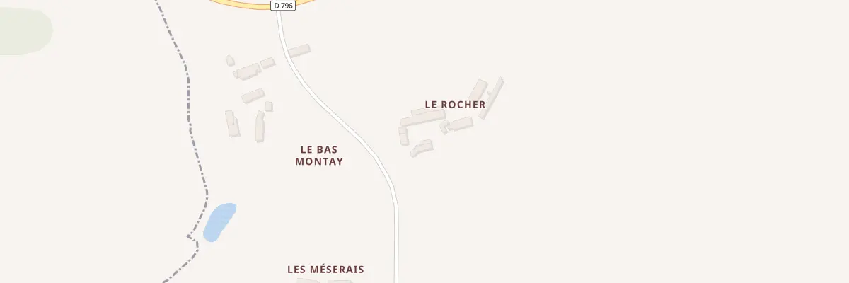 Plan du 5075 Le Rocher à Noyal-sous-Bazouges