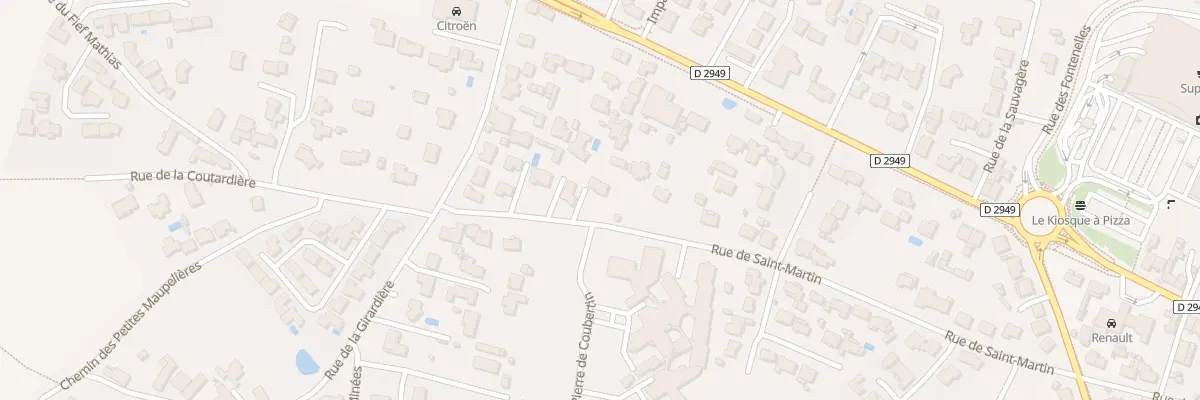 Plan du 418 Rue de saint-martin à Talmont-Saint-Hilaire