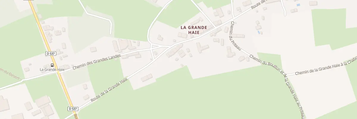 Plan du 113 Rte de la Grande Haie à Grandchamp-des-Fontaines