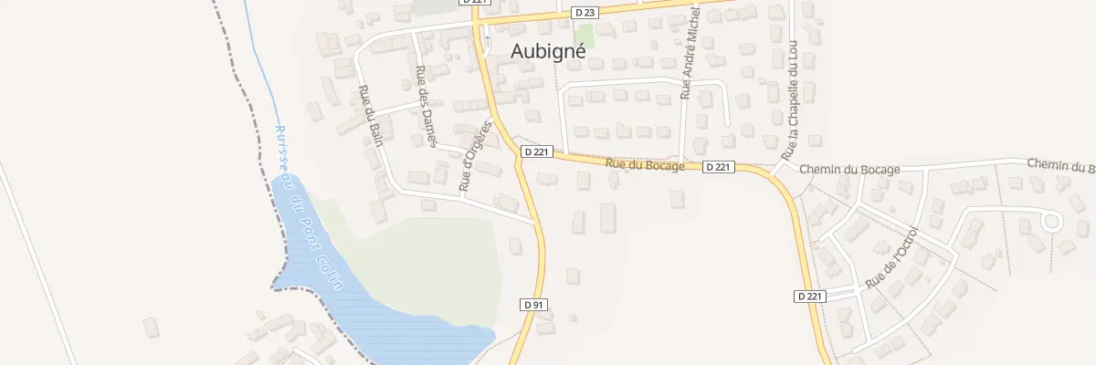 Plan du 2 Rue du Bocage à Aubigné