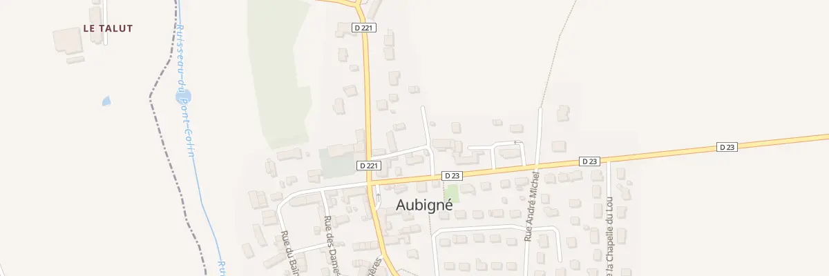 Plan du 5 Rue de la Grange à Aubigné