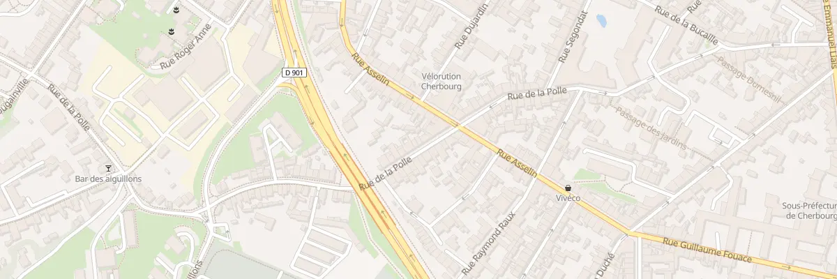 Plan du 50 Rue de la Polle à Cherbourg-en-Cotentin