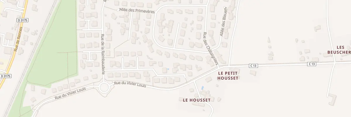 Plan du 34 Rue des Erables à Betton