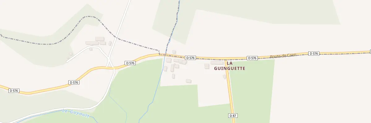 Plan du 5588 La Guinguette à La Boussac