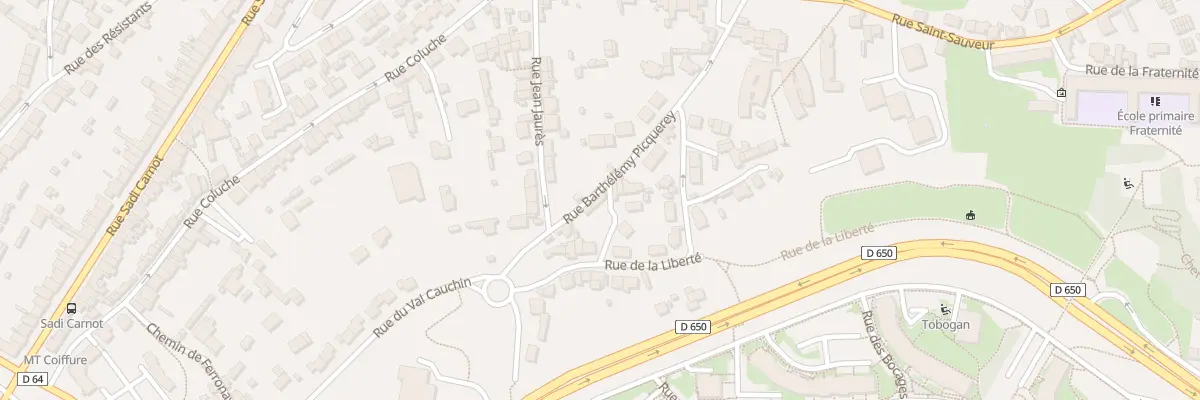Plan du 17 Rue Barthelemy Picquerey à Cherbourg-en-Cotentin