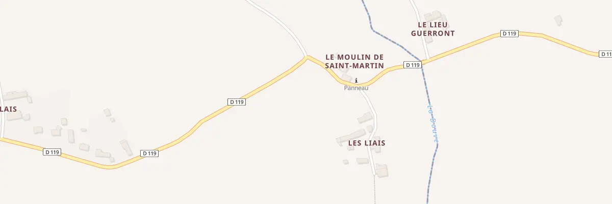 Plan du 2 Les Liais à Saint-Martin-le-Gréard