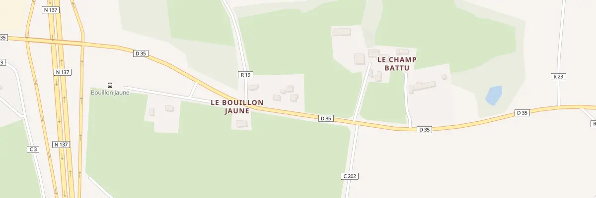 Plan du 14 Le Champ Battu à Puceul