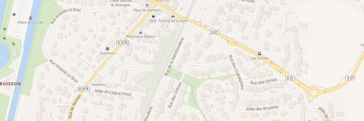 Plan du 10 Rue des Chênes à Betton
