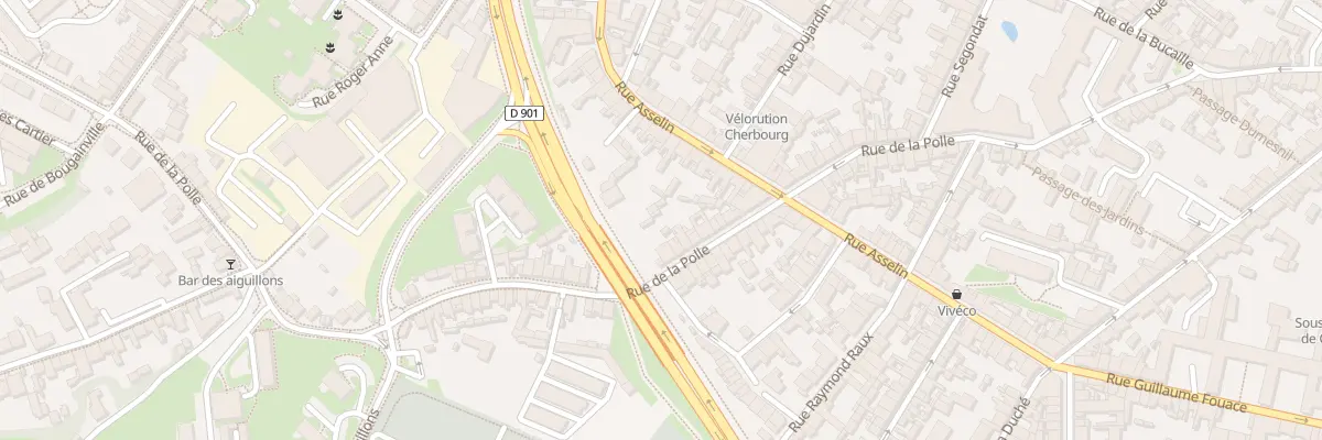 Plan du 60B Rue de la Polle à Cherbourg-en-Cotentin