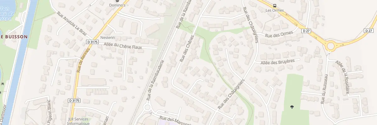 Plan du 21 Rue des Chênes à Betton